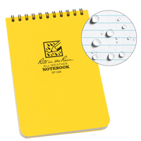 Pocket Top-Spiral Notebook, Soft Cover, Yellow, 100 Pages, 4" W x 6" L Brunswick Fyr & Safety