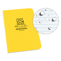 Memo Book, Soft Cover, Yellow, 112 Pages, 3-1/2" W x 5" L NKF442 | Brunswick Fyr & Safety