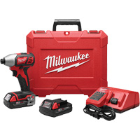 Trousse de tournevis &agrave; percussion hexagonal M18, 1/4", 1500 lb-po Couple max., 18 V, Lithium-ion Brunswick Fyr & Safety