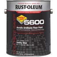 Concrete Saver 5600 System Acrylic Floor Paint, 1 gal., Water-Based, Gloss, Blue NKH869 | Brunswick Fyr & Safety