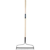 Heavy-Duty Bow Rake, Wood Handle, 58" L, 15" Blade, 15 Tines Brunswick Fyr & Safety