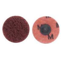 PowerLock&reg; Abrasotex Buffing Disc, 4" Dia., Medium Grit, Aluminum Oxide Brunswick Fyr & Safety