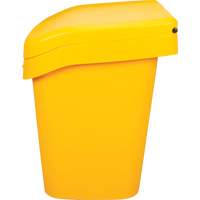 Salt & Sand Storage Bins, With Hasp, 21" x 27" x 26", 4.24 cu. ft., Yellow Brunswick Fyr & Safety