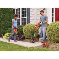 Max* String Trimmer/Edger & Hard Surface Sweeper Combo Kit, 10", Battery Powered, 20 V Brunswick Fyr & Safety