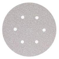 Paper Hook & Loop Vacuum Discs, 6" Dia., 280 Grit, Aluminum Oxide, B-Weight Brunswick Fyr & Safety
