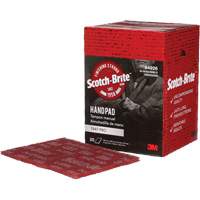 Scotch-Brite 7447 Hand Pads, Aluminum Oxide, 9" x 6", Very Fine Grit Brunswick Fyr & Safety