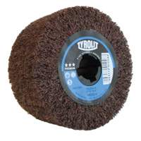 Pro-Line Surface Conditioning Drum, 4" Dia. x 2" W, 3/4" Arbor, Medium Grit, Aluminum Oxide Brunswick Fyr & Safety