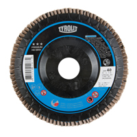 Disque &agrave; lamelles, 4-1/2" x 7/8", Type 27, Grain 40, Zirconium Brunswick Fyr & Safety