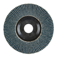 Disque &agrave; lamelles, 4-1/2" x 7/8", Type 27, Grain 40, Zirconium Brunswick Fyr & Safety