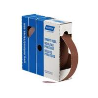 Rouleau de feuille &agrave; poncer pratique, Oxyde d'aluminium, 3" la x 150' lo, Grain P80 Brunswick Fyr & Safety