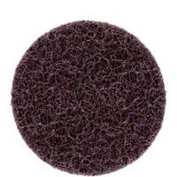 Disque de brossage et de finition Roloc Scotch-Brite, 3" dia., Grain Moyen, Carbure de silicium Brunswick Fyr & Safety