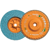 Enduro-Flex Alu Spin-On Flap Disc, 6" x 5/8"-11, Type 27, 40 Grit, Zirconia Alumina Brunswick Fyr & Safety