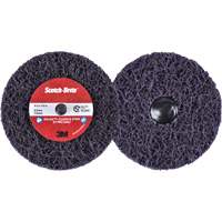 Disque  Clean and Strip  XT Pro Roloc Scotch-Brite, 4" dia., Grain Extra grossier, Carbure de silicium Brunswick Fyr & Safety
