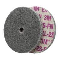 Scotch-Brite EXL Unitized Wheel, 6" x 1/4", 1/4" Arbor, Fine Grit, Aluminum Oxide/Ceramic/Zirconium Brunswick Fyr & Safety