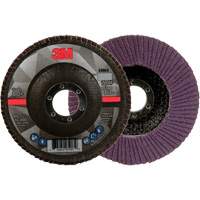Disque &agrave; lamelles &agrave; changement rapide 769F, 4-1/2" x 7/8", Type 27, Grain 80+, C&eacute;ramique Brunswick Fyr & Safety