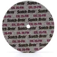 Scotch-Brite EXL Unitized Wheel, 6" x 1/4", 1/4" Arbor, Fine Grit, Silicon Carbide Brunswick Fyr & Safety