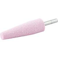 Vitrified Bond Mounted Point, A1, Aluminum Oxide, 3/4" Dia., 2-1/2" L, 80 Grit Brunswick Fyr & Safety