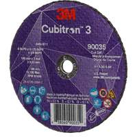 Meule &agrave; tronçonner Cubitron 3, 4" x 1/8", Arbre de 3/8", Type T1, C&eacute;ramique, 21000 Tr/min Brunswick Fyr & Safety