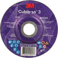 Meule &agrave; tronçonner Cubitron 3, 4-1/2" x 0,04", Arbre de 7/8", Type T27, C&eacute;ramique, 13 300 Tr/min Brunswick Fyr & Safety