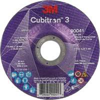 Meule &agrave; tronçonner Cubitron 3, 4-1/2" x 0,045", Arbre de 7/8", Type T27, C&eacute;ramique, 13 300 Tr/min Brunswick Fyr & Safety