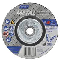 Metal Grinding & Cutting Wheel, 4-1/2" x 1/8", 5/8"-11 Arbor, Type 27, Aluminum Oxide Brunswick Fyr & Safety
