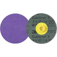 Cubitron 3 Roloc Fibre Disc, 4" Dia., 80+ Grit, Ceramic Brunswick Fyr & Safety
