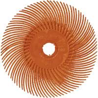 Scotch-Brite Type C Precision Radial Bristle Brush PN-RB, Ceramic, 80+ Grit, 3" Dia. Brunswick Fyr & Safety