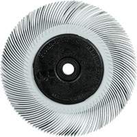 Scotch-Brite Type C Precision Radial Bristle Brush PN-RB with Keyway Core, Ceramic, 120+ Grit, 6" Dia. Brunswick Fyr & Safety