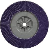 Disque &agrave; lamelles plate 1169F Cubitron 3 &agrave; changement rapide, 6" x 5/8"-11, Type T27, Grain 80+, C&eacute;ramique Brunswick Fyr & Safety