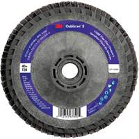 Disque &agrave; lamelles conique 1169F Cubitron 3 &agrave; changement rapide, 5" x 5/8"-11, Type T29, Grain 40+, C&eacute;ramique Brunswick Fyr & Safety