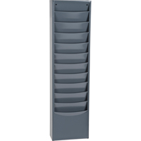 Literature Storage Racks, Stationary, 11 Slots, Steel, 9-3/4" W x 4-1/8" D x 36" H OA161 | Brunswick Fyr & Safety