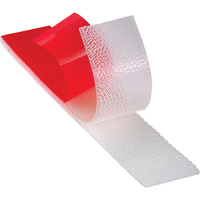 Dual Lock Low Profile Reclosable Fastener, Self-Mating, 50 yds x 1", Adhesive, Clear Brunswick Fyr & Safety