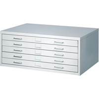 FacilTM Flat File Cabinets, 5 Drawers, 40" W x 26" D x 16-3/8" H OJ915 | Brunswick Fyr & Safety