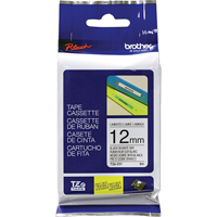 Tze Tape Cartridges, 12 mm x 26-1/4', Black on White ON443 | Brunswick Fyr & Safety