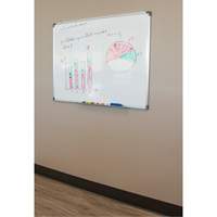 White Board, Non-Magnetic, 24" W x 18" H ON530 | Brunswick Fyr & Safety