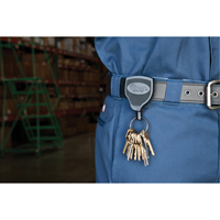 Super48™ Key Chains, Polycarbonate, 48" Cable, Belt Clip Attachment ON541 | Brunswick Fyr & Safety