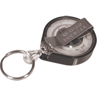 Retractable Mini-Bak<sup>®</sup> Key Rings, Plastic, 36" Cable, Belt Clip Attachment ON546 | Brunswick Fyr & Safety