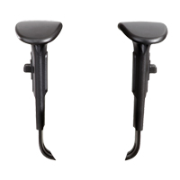 Ensemble d'accoudoirs rembourr&eacute;s en T ajustables Brunswick Fyr & Safety