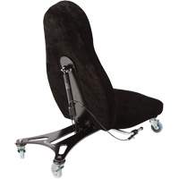 Flex 2™ Ergonomic Welding Chair, Mobile, Adjustable, 30", Fabric Seat, Black/Grey OP274 | Brunswick Fyr & Safety