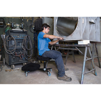 SF 180™ Multi-Tilt Ergonomic Welding Chair, Fabric, Black OP275 | Brunswick Fyr & Safety