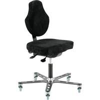 Vega™ Multi-Tilt Ergonomic Welding Chair, Fabric, Black/Grey OP281 | Brunswick Fyr & Safety