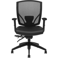 Multi-Tilter Arm Chairs, Vinyl, Black, 300 lbs. Capacity Brunswick Fyr & Safety