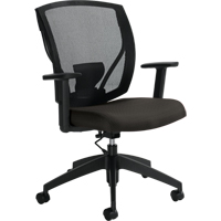 Task Chairs, Fabric, Charcoal, 300 lbs. Capacity Brunswick Fyr & Safety