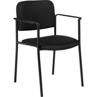 Stacking Chairs, Fabric, 32" High, 300 lbs. Capacity, Black OP317 | Brunswick Fyr & Safety