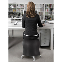 Zenergy™ Ball Chair, Vinyl, Black, 250 lbs. Capacity OP696 | Brunswick Fyr & Safety