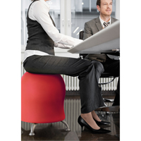 Zenergy™ Ball Chair, Fabric, Red, 250 lbs. Capacity OP695 | Brunswick Fyr & Safety