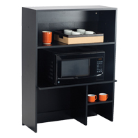 Modular Cabinet, Melamine, 3 Shelves, 48" H x 36" W x 18" D, Asian Night/Black OP757 | Brunswick Fyr & Safety