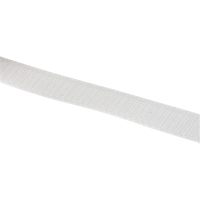 Ruban d'attaches, Crochet, 25 vg x 1", Cousu, Blanc Brunswick Fyr & Safety