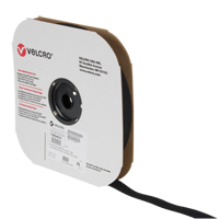 Ruban d'attaches, Boucle, 25 vg x 1", Cousu, Noir Brunswick Fyr & Safety