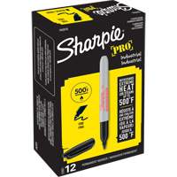 Pro Permanent Marker, Black, Fine Tip Brunswick Fyr & Safety